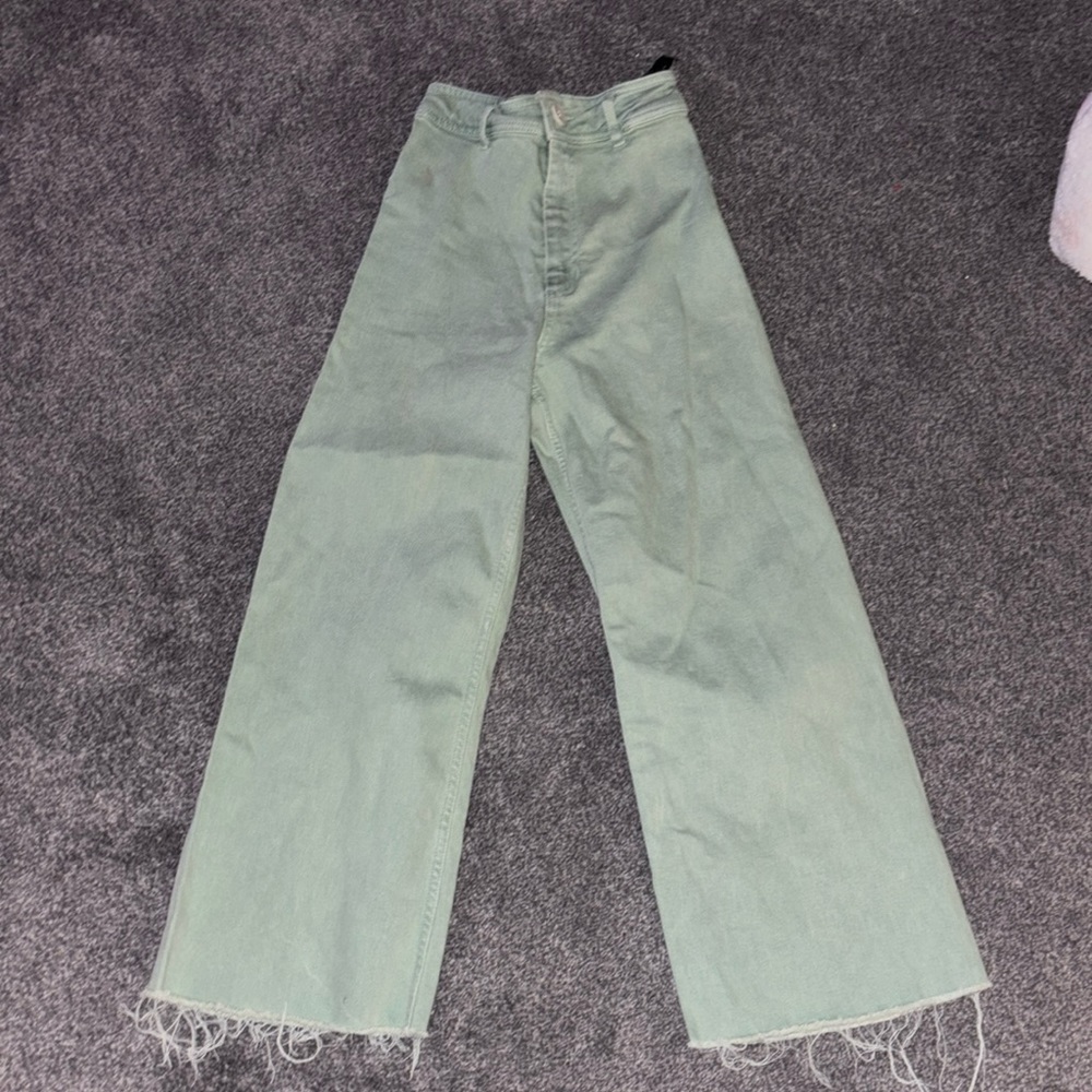 zara marine straight jeans